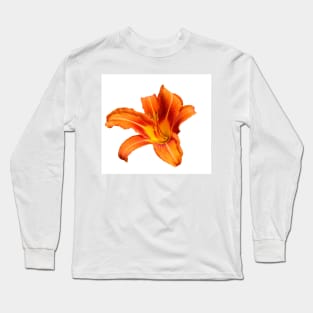 Orange Lily Long Sleeve T-Shirt